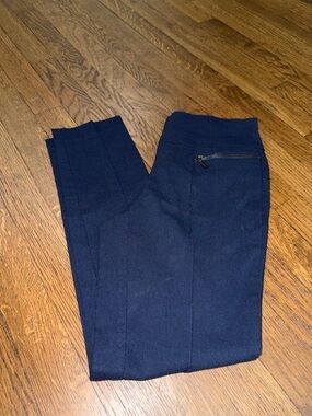 Style & Co. Women's Navy Cropped Ponte Ankle Pants